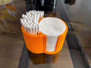 Pojemnik na płatki i patyczki kosmetyczne