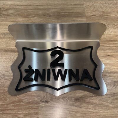 Tabliczka z adresem zamieszkania