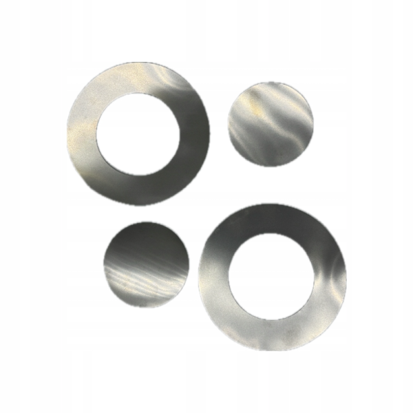 Podkładki wycinane laserowo od 0,1 mm