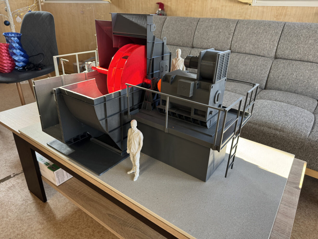 Specjalistyczna makieta wentylatora