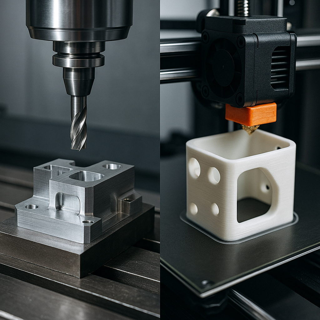 Obróbka CNC vs. druk 3D – która technologia lepiej sprawdzi się w Twoim projekcie?